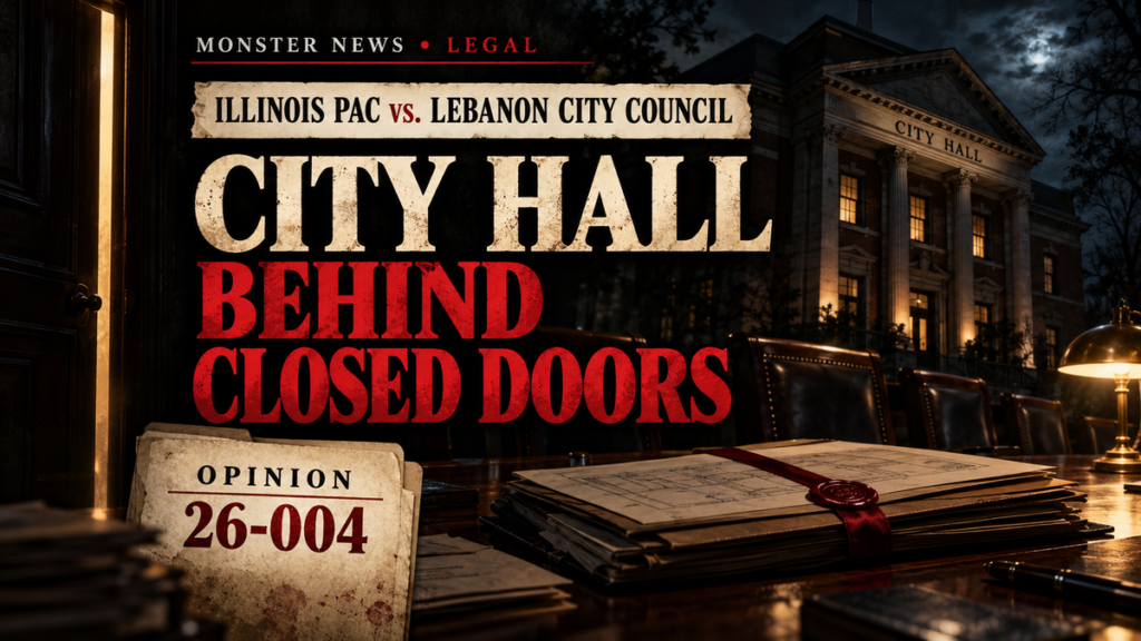 Monster News Legal: Illinois PAC review of Lebanon City Council, opinion 26-004