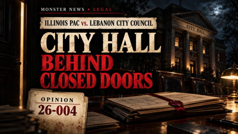 Monster News Legal: Illinois PAC review of Lebanon City Council, opinion 26-004
